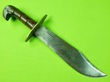 RARE US WW2 Chindit V-44 Type Large Bowie Fighting Knife w/ Sheath