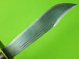 RARE US WW2 Chindit V-44 Type Large Bowie Fighting Knife w/ Sheath