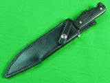 US Custom Hand Made by RON MILLER Tactical Fighting Knife w/ Sheath