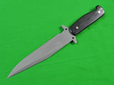 US Custom Hand Made by RON MILLER Tactical Fighting Knife w/ Sheath