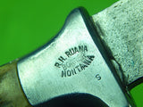 Custom Hand Made R.H. Ruana Model 20A "S" Stamped Hunting Skinner Knife