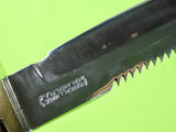 Vintage Custom Handmade RANDALL Model 18 Attack Survival Knife w/ Sheath Stone