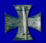 Rare German Germany WW1 WWI Iron Cross 1 Class Medal Order Badge