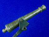 Vintage Replica Model of US Civil War Cannon Memorabilia Militaria