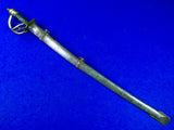 Vintage Aged Replica of Antique Civil War Confederate Child Sword w/ Scabbard