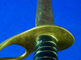 Vintage Aged Replica of Antique Civil War Confederate Child Sword w/ Scabbard