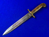 Aged Replica of US Civil War Ames Antique Large Bowie Fighting Knife
