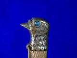 Romanian Romania WW2 Vintage NCO Dress Dagger Eagle Head Knife w/ Scabbard