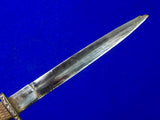Romanian Romania WW2 Vintage NCO Dress Dagger Eagle Head Knife w/ Scabbard