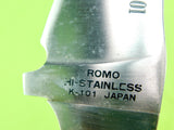 Vintage Romo Japan Japanese Wilderness Skinner Hunting Knife & Sheath