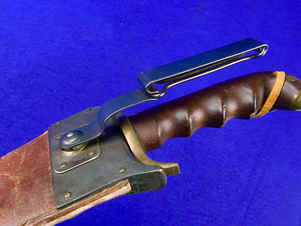 Antique US WW1 Model 1904 SA Springfield Armory Bolo Fighting Knife Kn