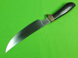 Custom Hand Made STEPHEN BOUROWS Huge Fighting Knife & Sheath