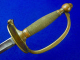 Antique US Civil War Model 1840 Ames NCO Sword w/ Scabbard