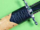 Custom Hand Made Scottish Scotland Style Stiletto Fighting Knife Dagger Gems