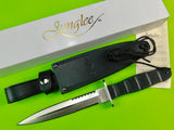 Seki Japan Japanese Junglee Waterloo Boot Stiletto Fighting Knife w/ Sheath Box