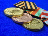 Set of 3 Soviet Russian Russia USSR WW2 Medal Order Badge Award Labor Victory