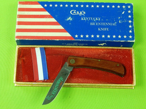 US Case XX 1975 Sod Buster Kentucky Bicentennial P137 SS Folding Pocket Knife 