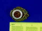 Original Soviet Russian Russia USSR WW2 Excellent Artilleryman Order Medal Badge Pin Award