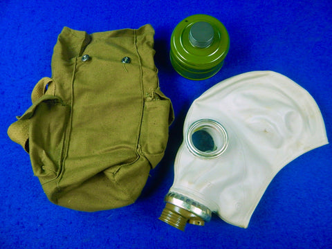 Soviet Russian Russia USSR Gas Mask w/ Bag