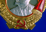 Soviet Russian Russia USSR WW2 Gold Platinum LENIN Order #8238 Medal Badge Award