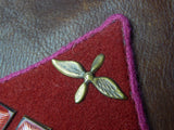 Soviet Russian Russia USSR WW2 Pilot Colonel Aviation Leather Coat Uniform