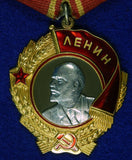 RARE Soviet Russian USSR Post WW2 Gold Platinum LENIN Order #331861 Medal Badge