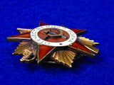 Soviet Russian Russia USSR WW2 Great Patriotic War Order 1 Cl Medal Badge Award