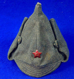 Original Soviet Russian Russia USSR WW2 Infantry Winter Hat Budenovka