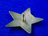 Soviet Russian Russia USSR WWII WW2 Silver RED STAR Order #3481440 Medal Badge