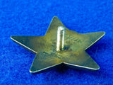 Soviet Russian Russia USSR WWII WW2 Silver RED STAR Order #3487750 Medal Badge