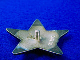 Soviet Russian Russia USSR WWII WW2 Silver RED STAR Order #3452445 Medal Badge