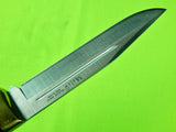 Spain Spanish MUELA Bowie Linerlock Folding Knife w/ Sheath