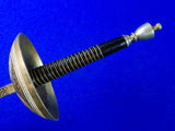 Vintage Old Spain Spanish Fencing Rapier Sword