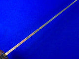 Vintage Old Spain Spanish Fencing Rapier Sword