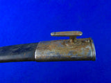 Spanish Spain Antique Old WW1 Mauser Long Bayonet Scabbard Sheath