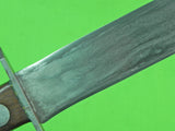 US WW2 Custom Hand Made Spear Head Blade Theater Stiletto Fighting Knife Sheath