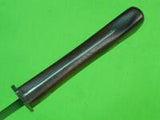 US WW2 Custom Hand Made Spear Head Blade Theater Stiletto Fighting Knife Sheath