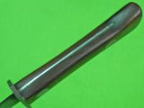 US WW2 Custom Hand Made Spear Head Blade Theater Stiletto Fighting Knife Sheath