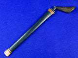Antique Old Sumatra Sumatran 19 Century Damascus Blade Badek Badik Dagger Knife