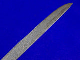 Antique Old Sumatra Sumatran 19 Century Damascus Blade Badek Badik Dagger Knife