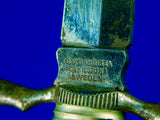 Vintage Antique Old Swedish Sweden Dahlgren Eskilstuna Knife w/ Scabbard