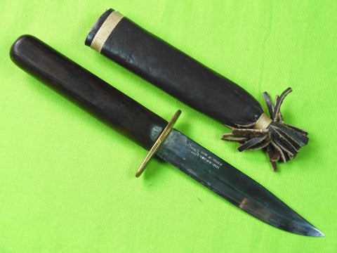 Vintage Swedish Sweden Frost Mora Hunting Knife w/ Scabbard