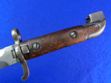 Swedish Sweden WW2 Mauser Long Bayonet Fighting Knife w/ Scabbard