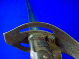 Antique Old Swiss Switzerland WW1 Waffenfabrik Neuhausen Cavalry Sword w/ Scabbard