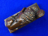 Antique Swiss Guard Lions of Lucerne Bookends Decor Helvetiorum Fidei AC Virtuti