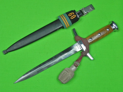 Swiss Switzerland Model 1943 Officer's 1960 Dagger Fighting Knife & Scabbard