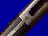 Swiss Switzerland WW1 Model 1878 Saw Back Bayonet Sword w/ Scabbard