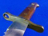 Swiss Switzerland WW1 Saw Back Bayonet Short Sword w/ Scabbard