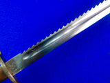 Swiss Switzerland WW1 Saw Back Bayonet Short Sword w/ Scabbard