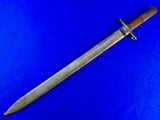 Swiss Switzerland WW1 Saw Back Bayonet Short Sword w/ Scabbard